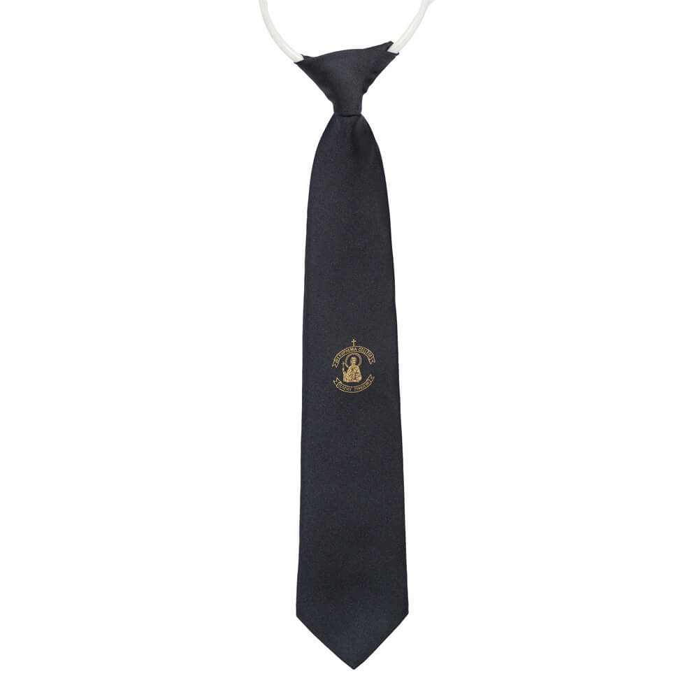 Primary Boys Tie Navy / Gold K-6